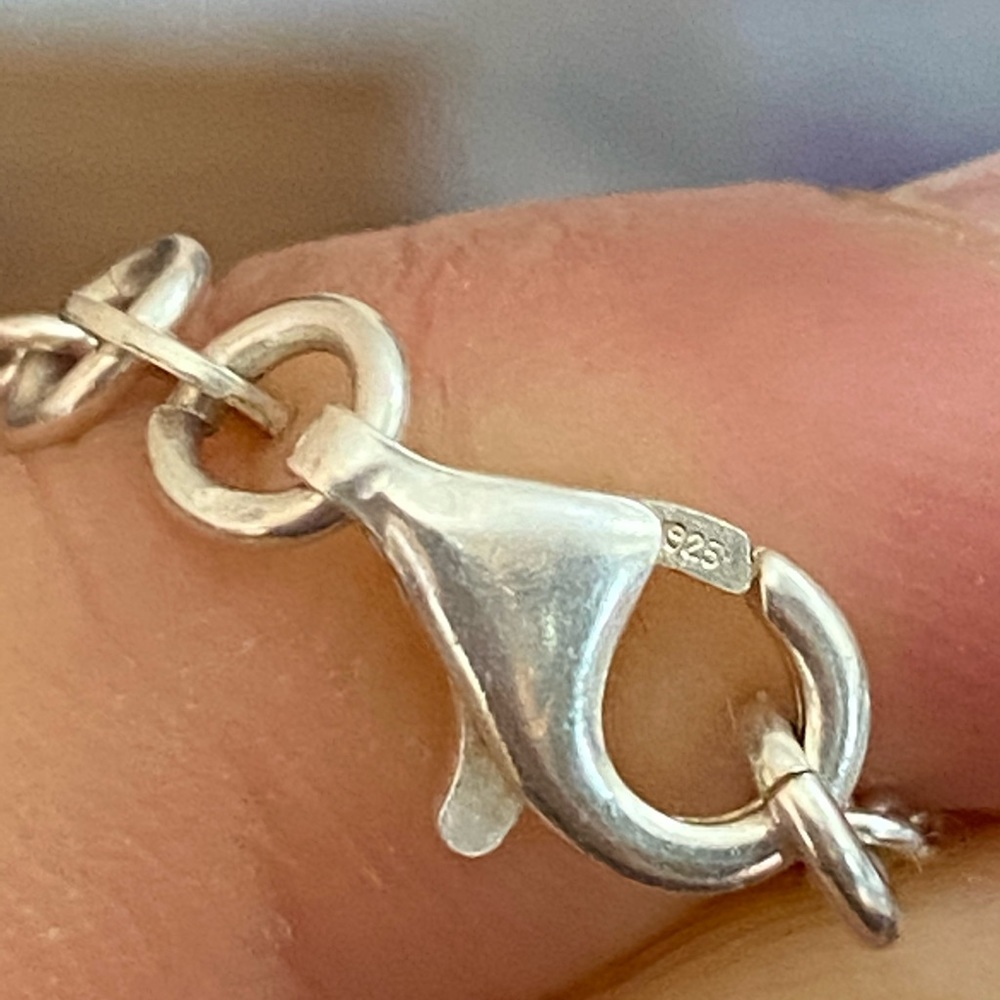 Solid Sterling silver bracelet - Picture 10 of 10